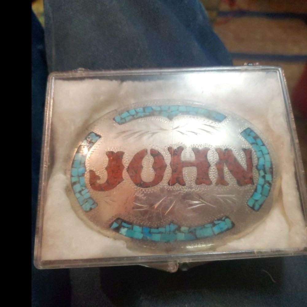 ONE OF A KIND!! CUSTOM BELT BUCKLE!